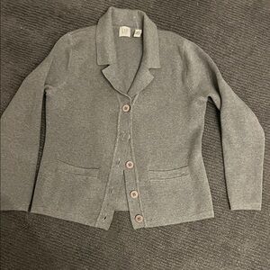GAP Women's Gray Blazer Cardigan